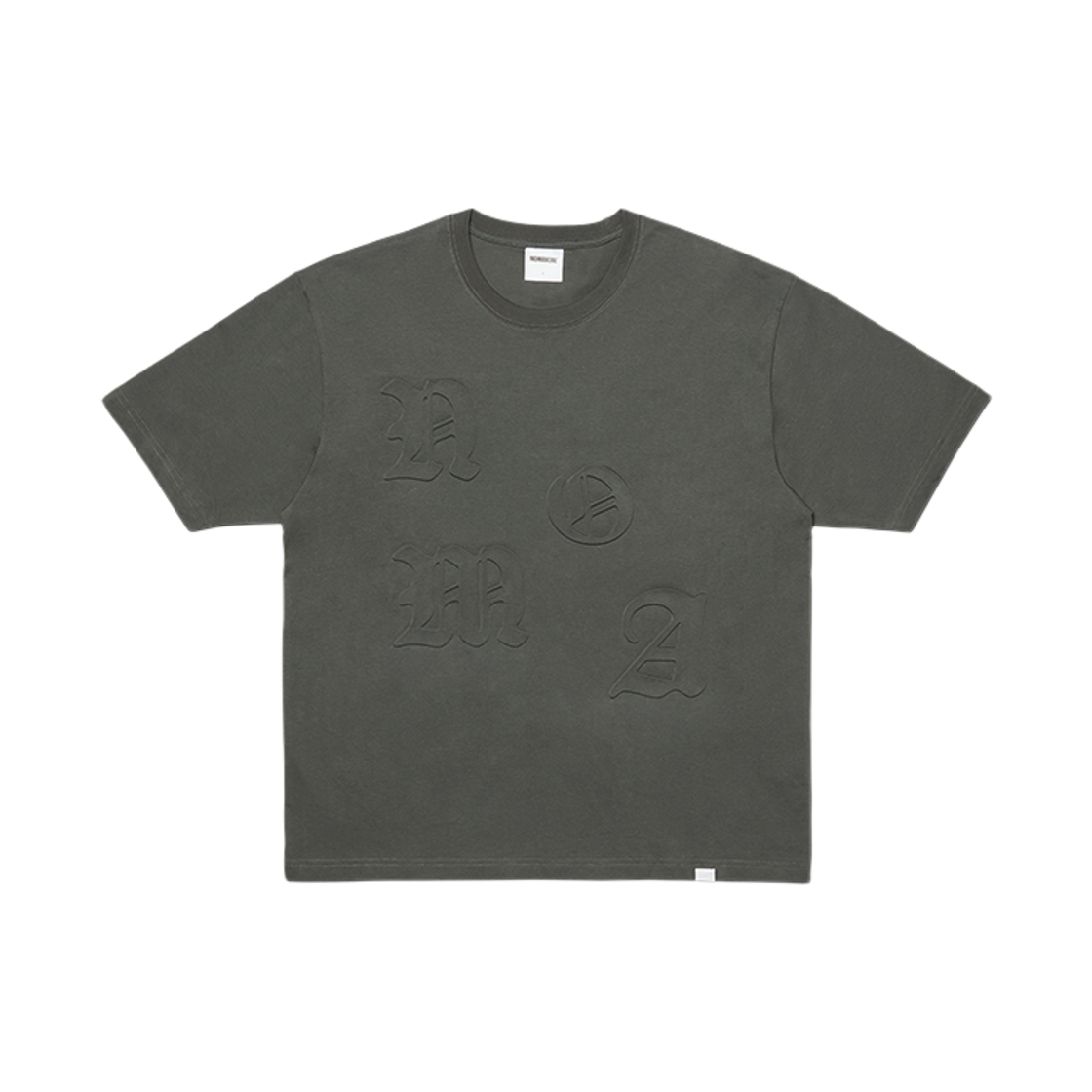 NMWF62TS03CHA NOMANUAL NM Embossed T-Shirt Charcoal