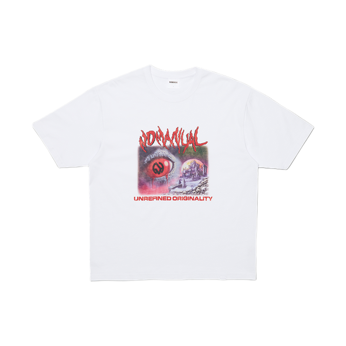 NMWF62TS01WHT NOMANUAL Nightmare Poster T-Shirt White