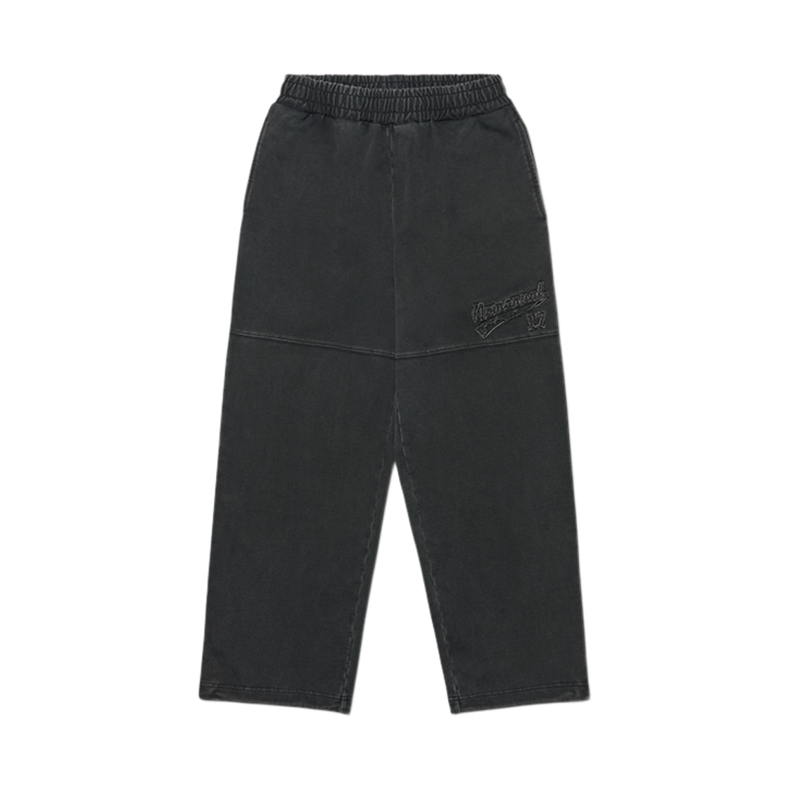 NMWF62TP04WBK NOMANUAL Applique Sweatpants Washed Black