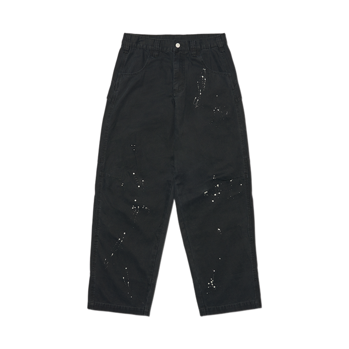 NMWF62PT09WBK NOMANUAL Painted Work Pants Washed Black
