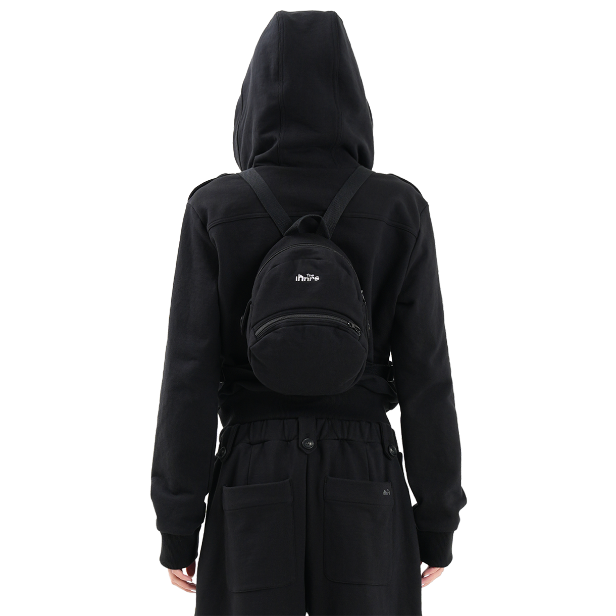 더이너스 미니 로고 백팩 블랙(The Innrs The Mini Logo Backpack Black) - 3