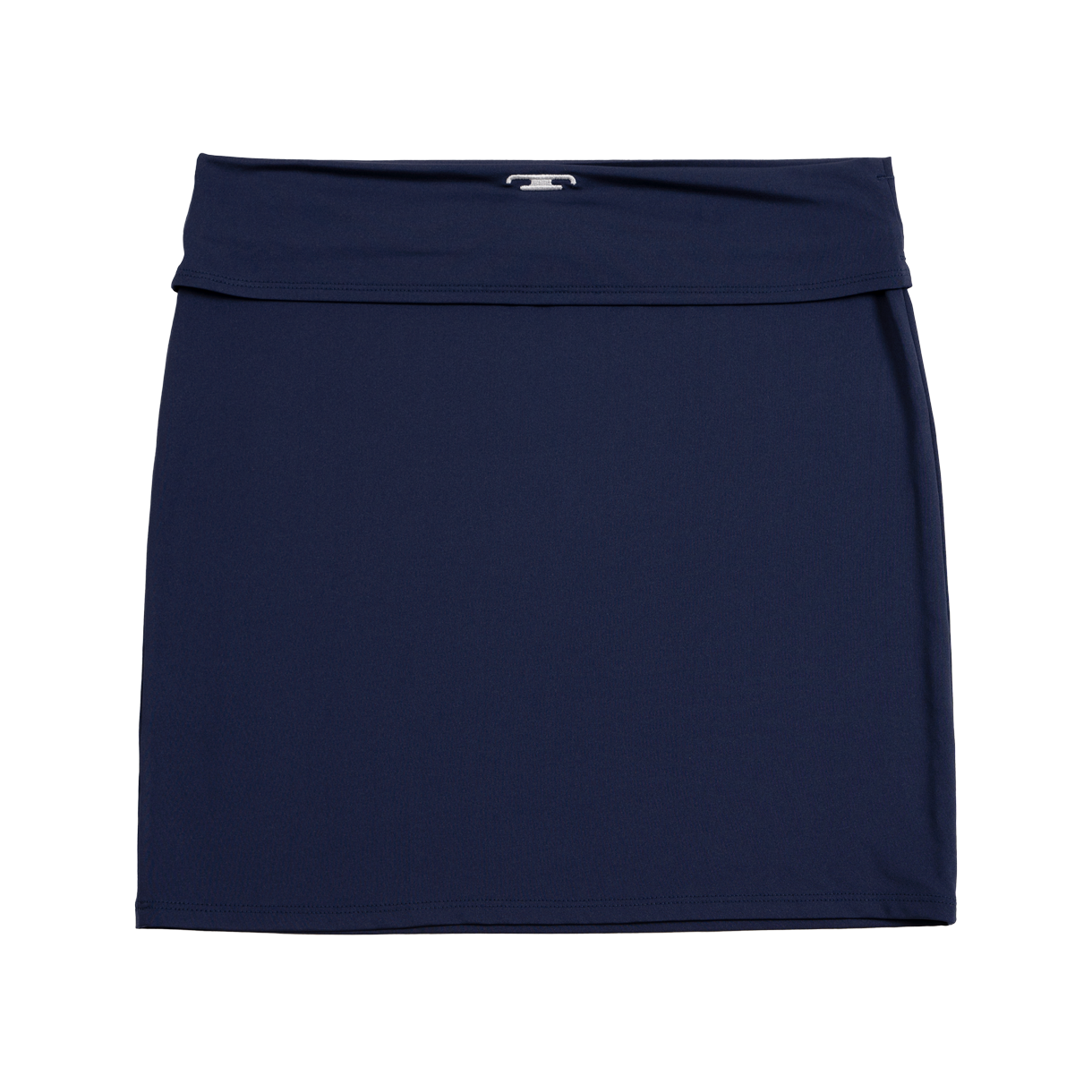 트루엘 오페이크 폴드오버 미디 스커트 네이비(Trooel Opaque Fold Over Midi Skirt Navy) - 2