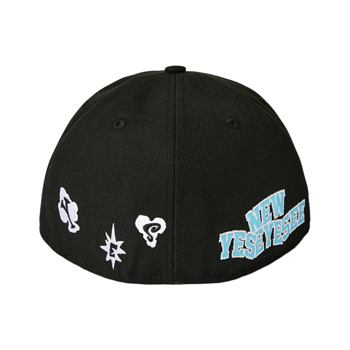 예스아이씨 레트로크라운 59피프티 예스 참 캡 블랙(YESEYESEE RC5950 Y.E.S Charm Cap Black) - 2