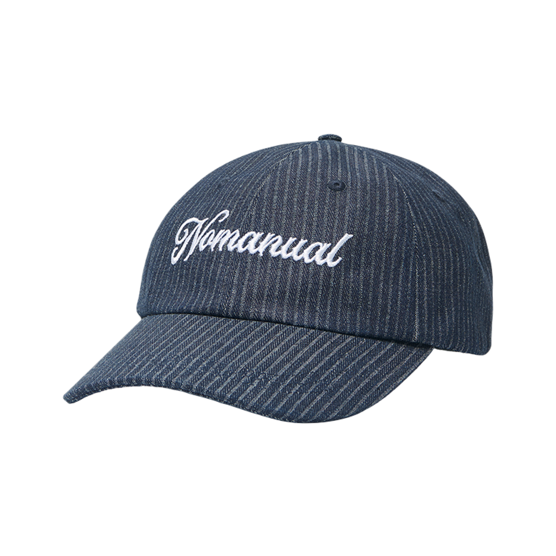 NMWF62HG01NVY NOMANUAL NM Stripe Ball Cap Navy
