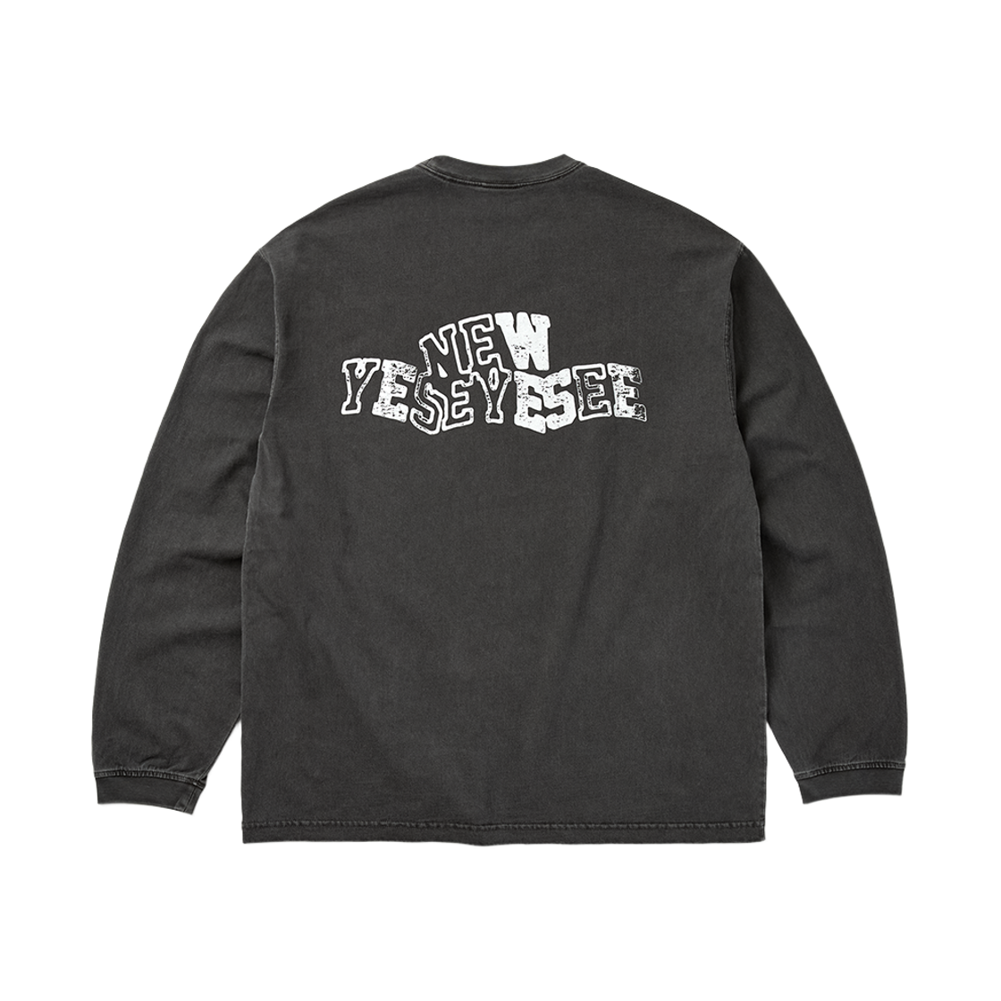 예스아이씨 X 뉴에라 다이드 아치 티셔츠 차콜(YESEYESEE X NEWERA Dyed Arch Tee Charcoal) - 2