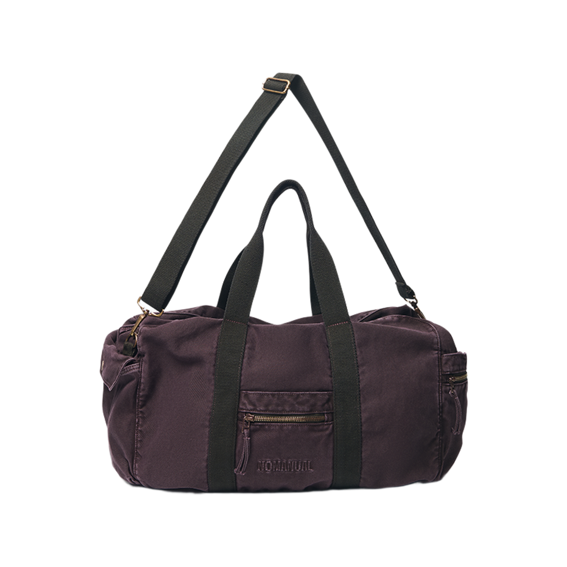 NMWF62BG03DPP NOMANUAL Dyed Boston Duffel Bag Dyed Purple