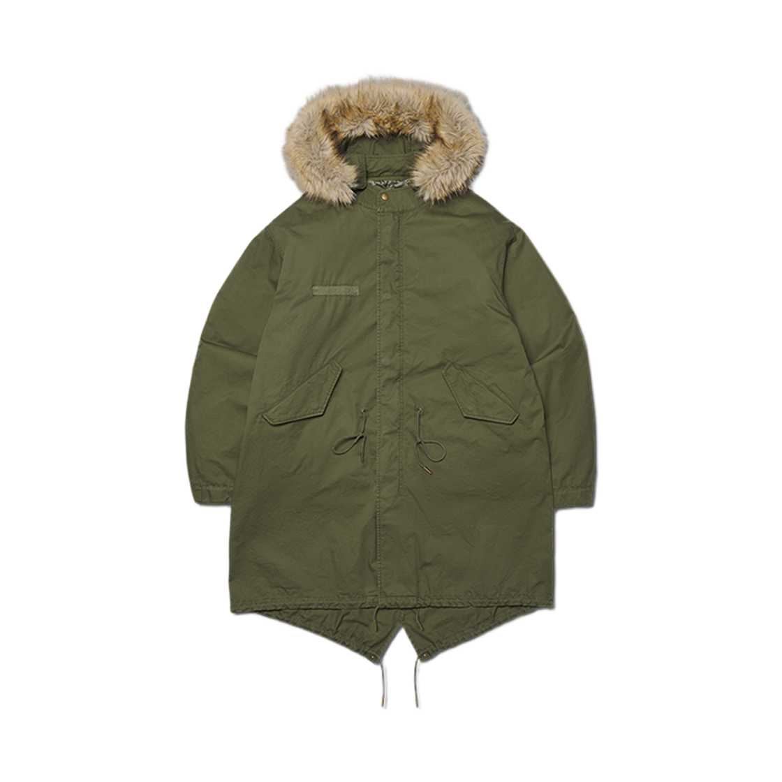 NMWF62JP01WHK NOMANUAL M-65 Arctic Parka Jacket Washed Khaki