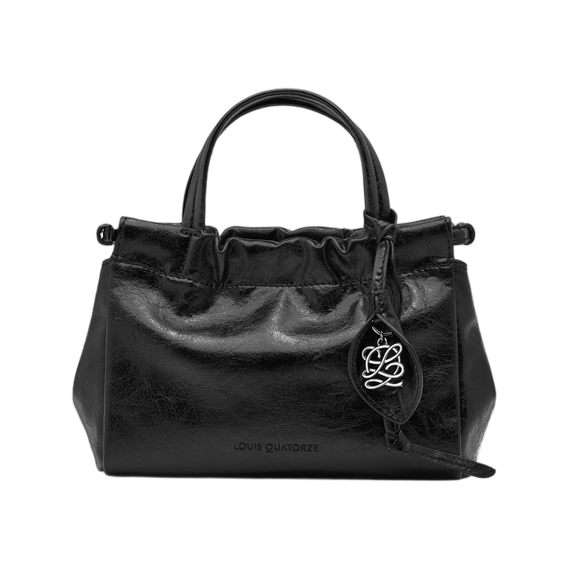LCHT3FM09FA9BL0400 Louis Quatorze Flea Crossbody Bag Mini Black