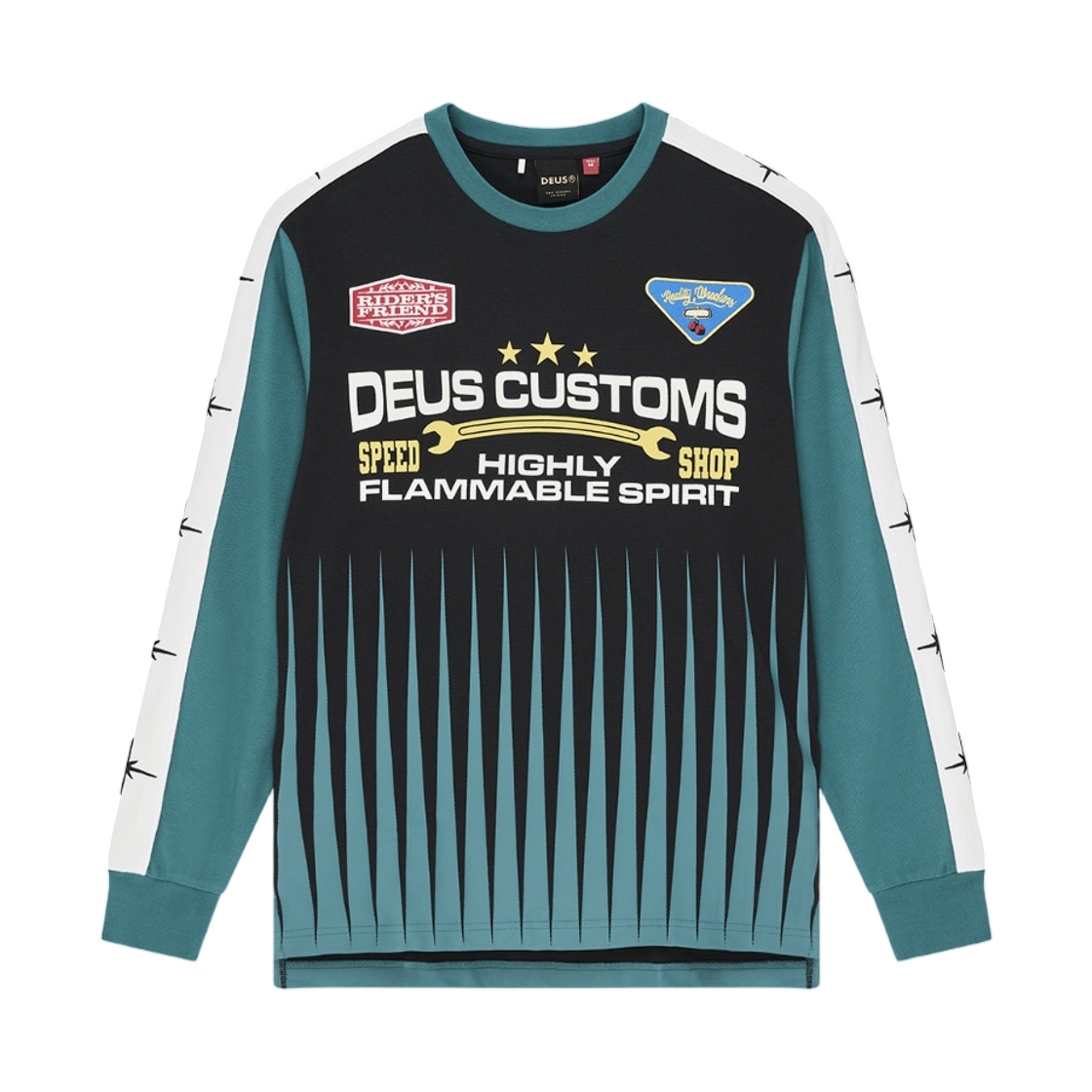 - Deus Ex Machina Trife Life Moto Jersey Black