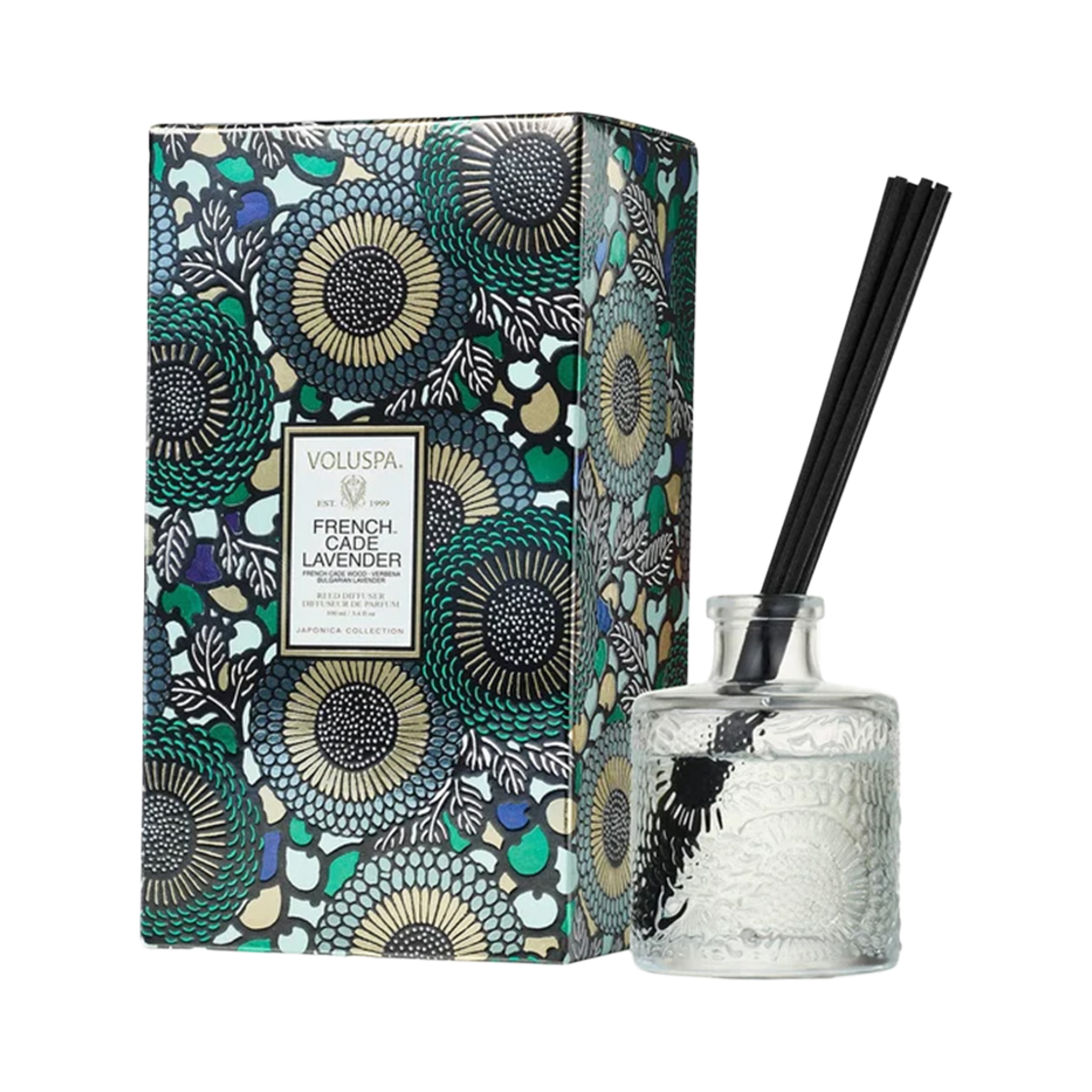 볼루스파프렌치카데라벤다 미니디퓨저 3.4oz 7154(VOLUSPA French Cade Lavender Diffuser)