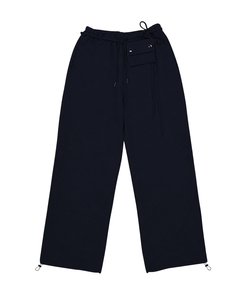이스케이프프롬 스몰 포켓 레이어드 스웻팬츠 네이비(Escapefrom Small Pocket Layered Sweatpants Navy) - 3