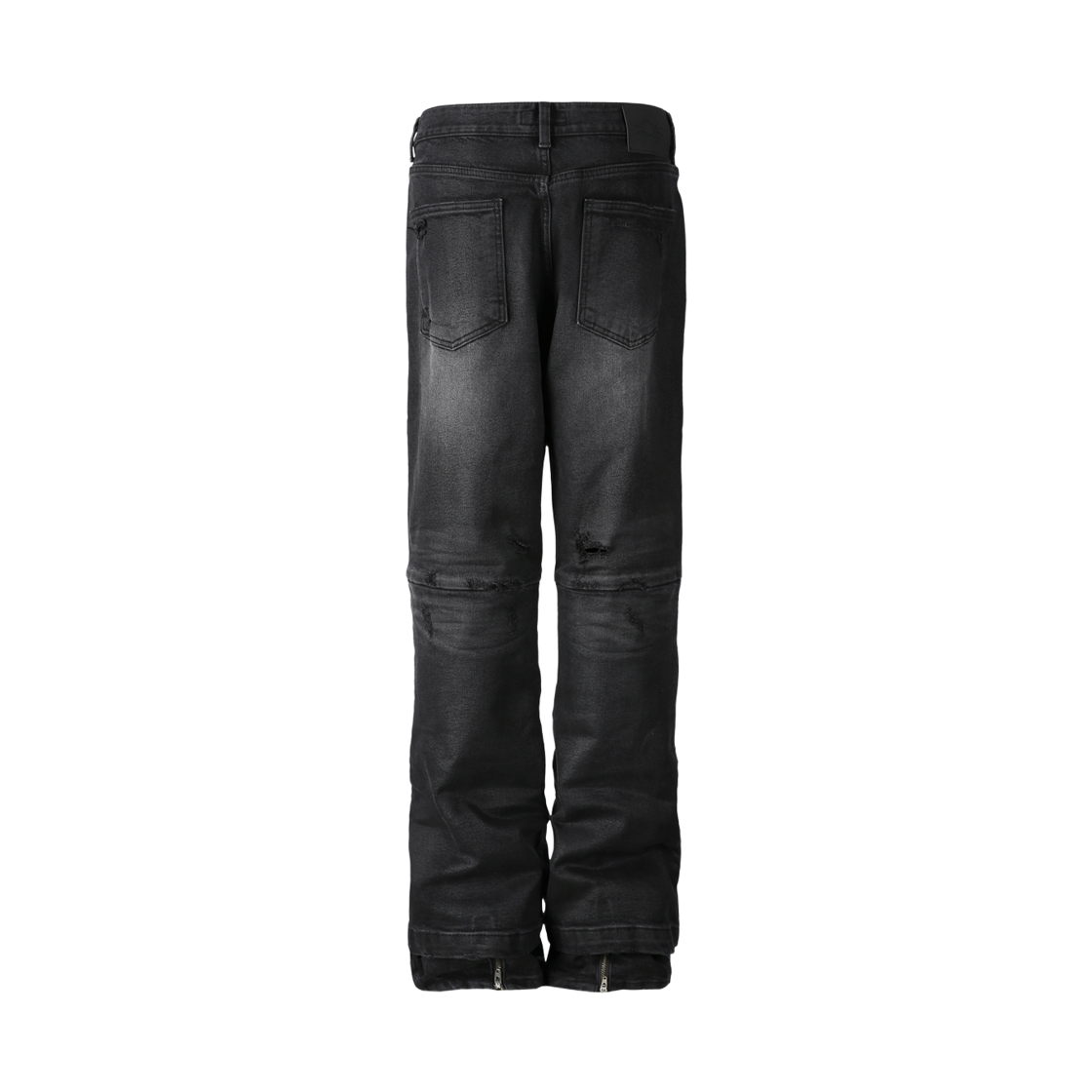 톤얼타이드 듀얼 스트레이트 플레어 왁스 팬츠(Tornortied Dual Straight Flare Wax Pants) - 3