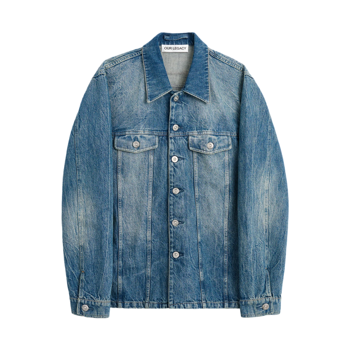 M4261SRB Our Legacy Shackle Jacket River Blue Wash