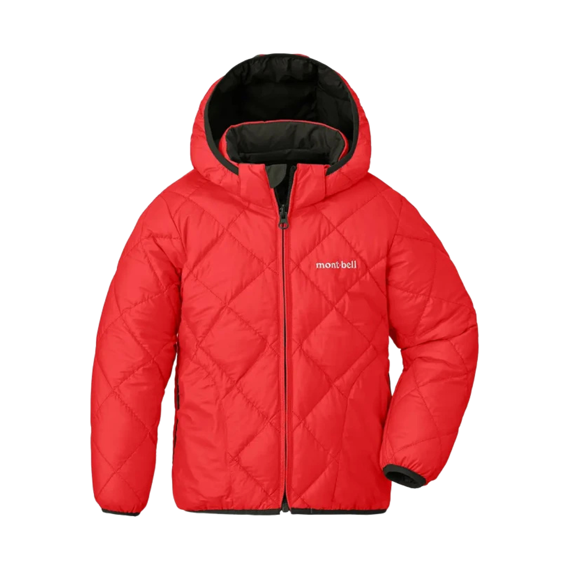 1101622 (Kids) Montbell Reversible Down Parka Red