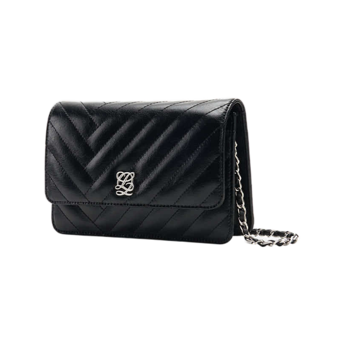 루이까또즈 엘퀄팅 크로스바디백 블랙(Louis Quatorze L-Quilting Crossbody Bag Black) - 2