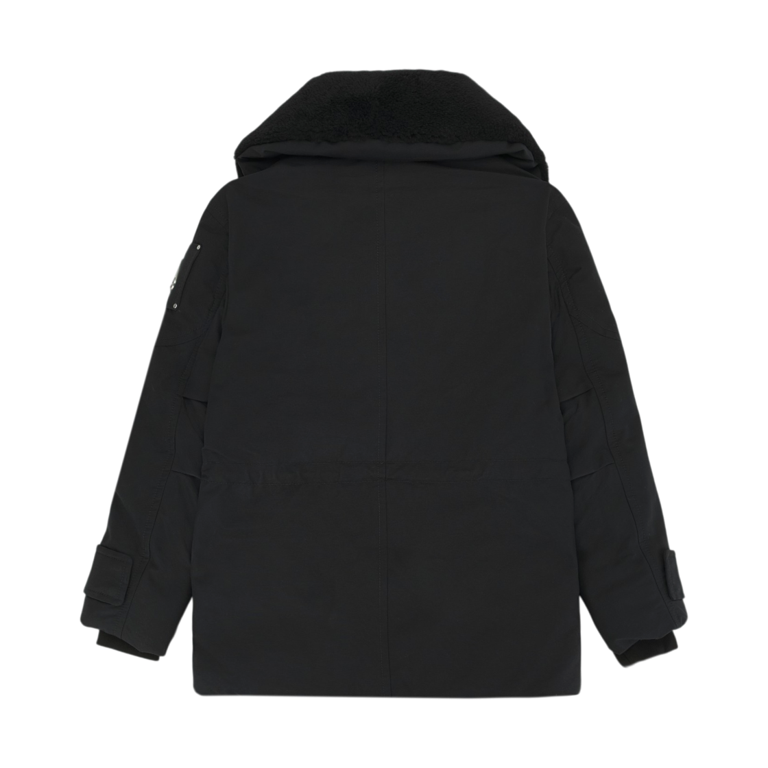 (W) 무스너클 오리지널 오로라 셔링 트림 자켓 블랙((W) Moose Knuckles Original Aurora Shearling Trim Jacket Black) - 2