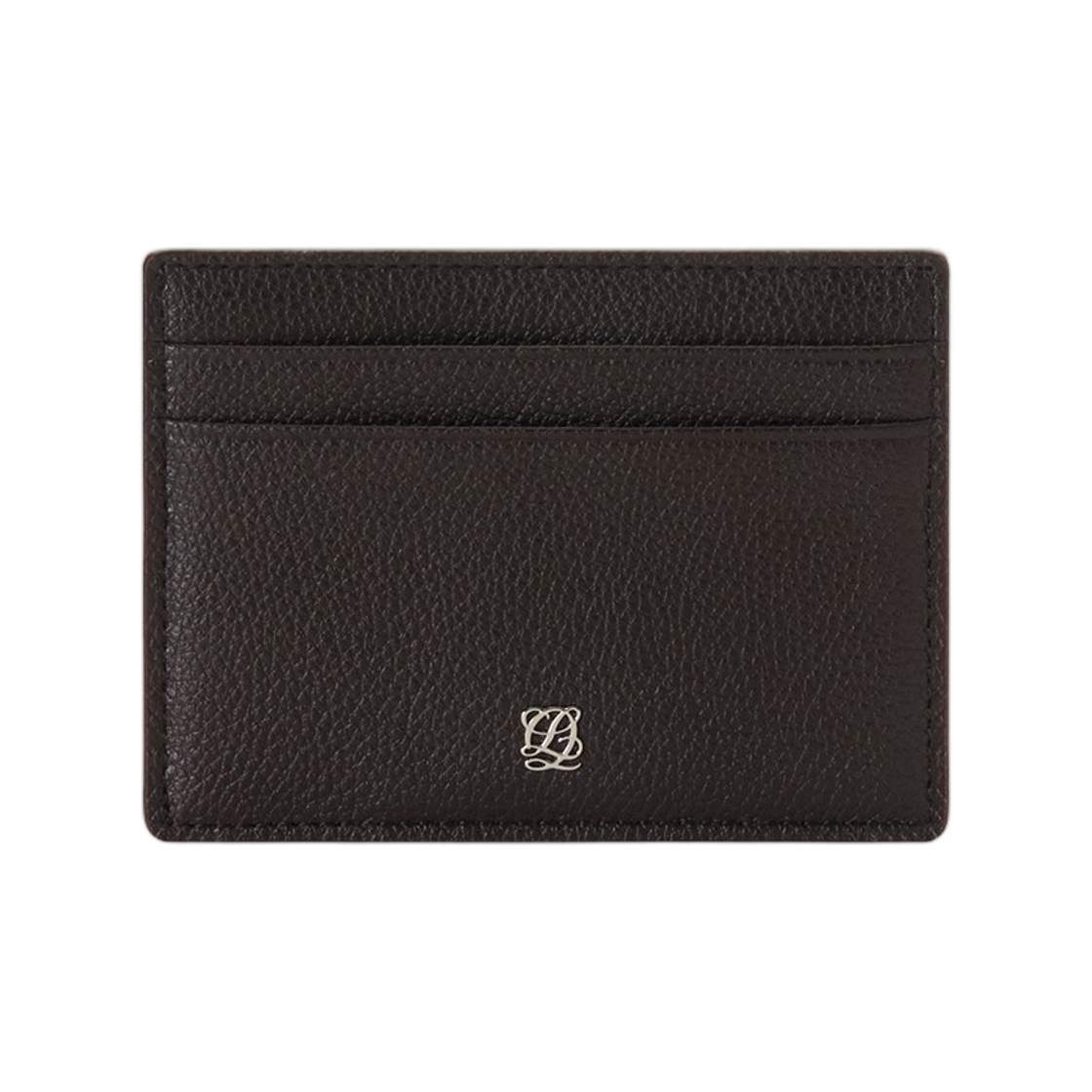 LLSS4SD01MI1BR0180 Louis Quatorze Leather Card Holder Brown