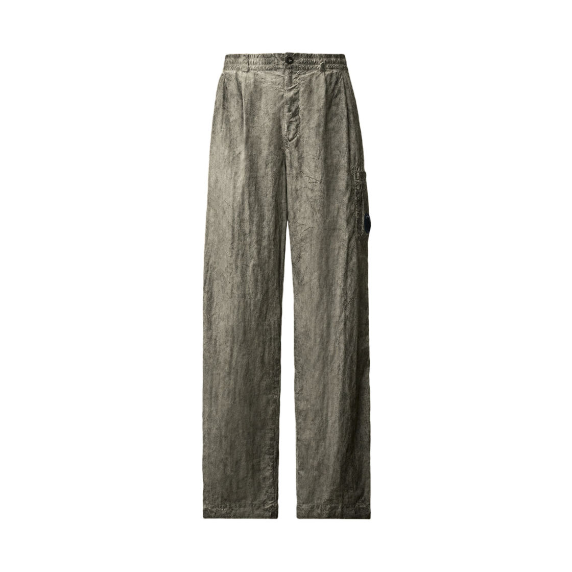 21CMPA207A006252SR90 C.P. Company Flatt Nylon Loose Lens Cargo Pants Re-Color Black - 26FW