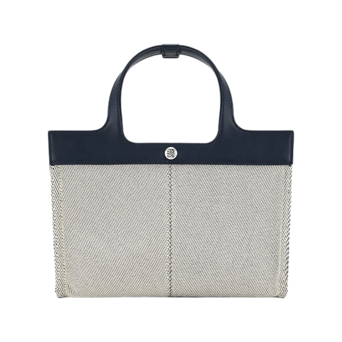 LVH61SO32FA4NA0221 Louis Quatorze Barrate Canvas Tote Bag Navy