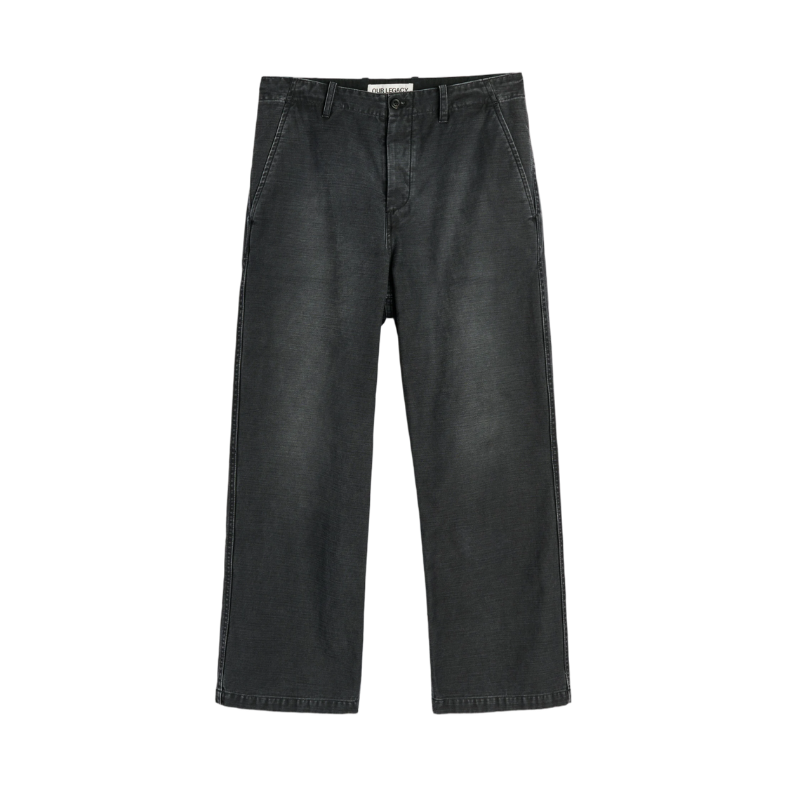 M4264RNS Our Legacy Rig Chino Enzyme Obsidian Field Sateen