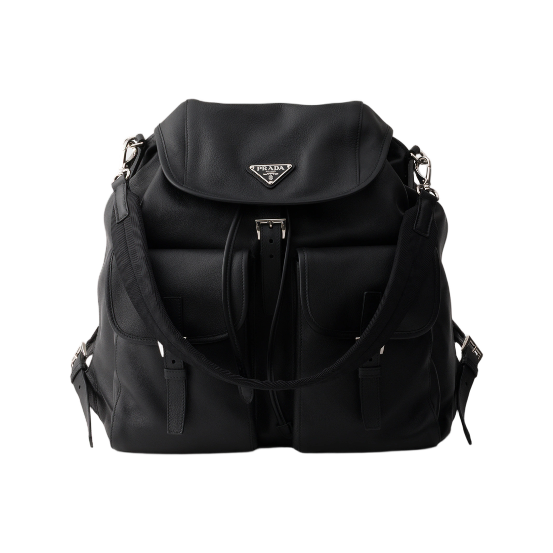 2VZ110-2HE5-F0002 Prada Leather Backpack Black