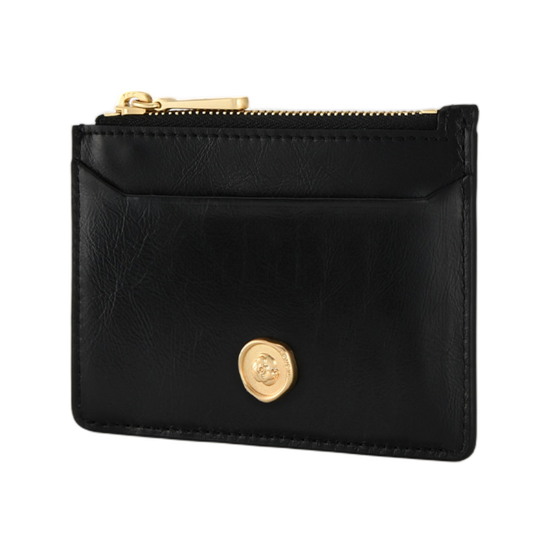 루이까또즈 빈티지 로즈 카드 홀더 블랙(Louis Quatorze Vintage Rose Card Holder Black) - 2
