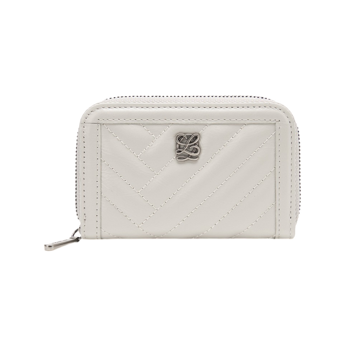 LLST1QT02FI1IV0171 Louis Quatorze L-Quilting Coin Purse Ivory