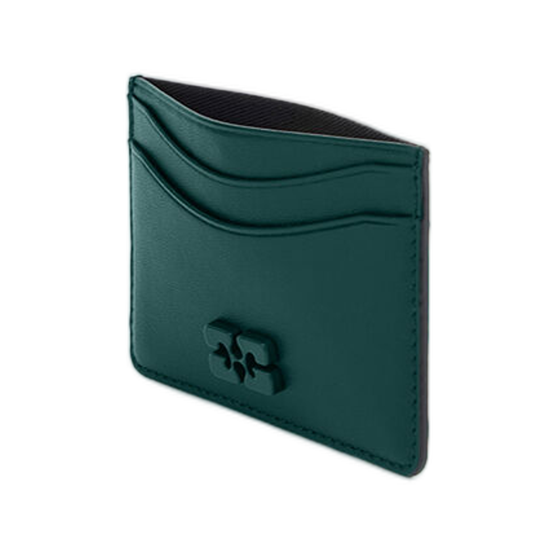 가니 보우 카드 홀더 그린 다크 그린(Ganni Bou Card Holder in Green Dark Green) - 3