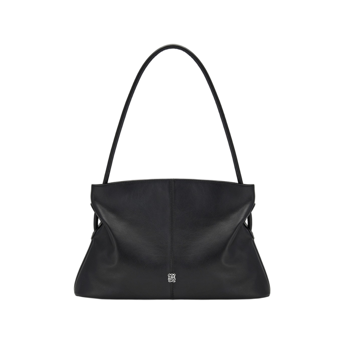LLH61PB15FA2BL0171 Louis Quatorze Barrate Soft Hobo Bag S Rose Symbol Black