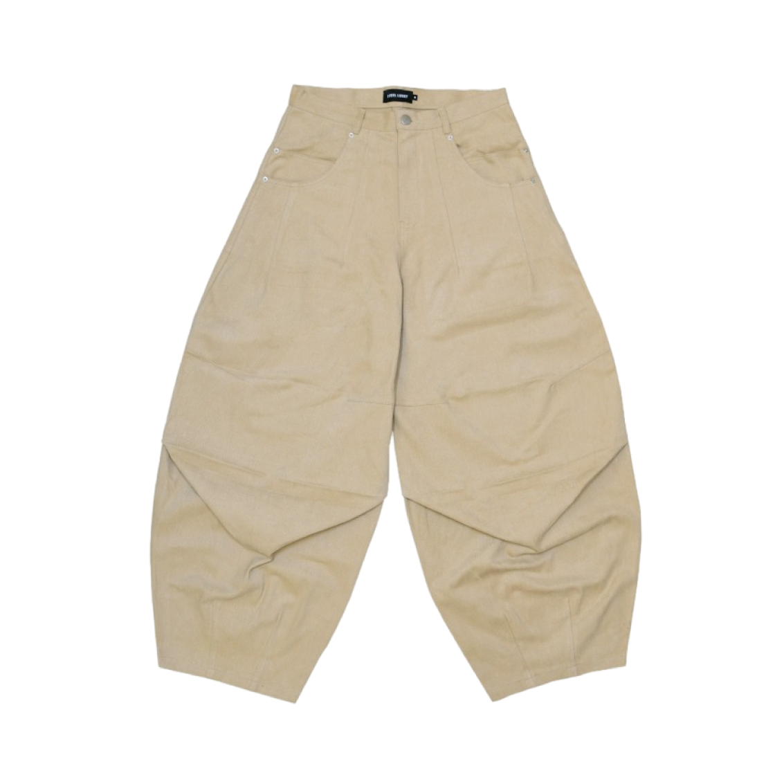 a28 I FEEL LUCKY Jumbo Dart Wide Pants Beige