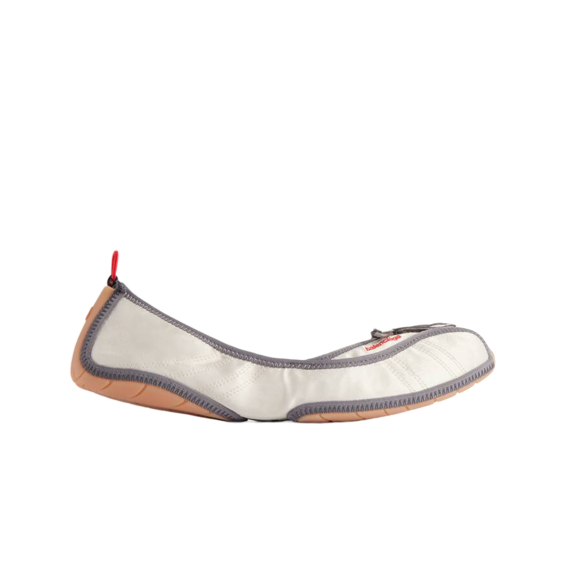 871962WBLLT9145 (W) Balenciaga Ballet Sneaker Eggshell Grey Navy Red