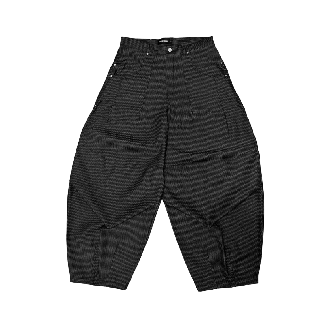 a32 I FEEL LUCKY Jumbo Dart Wide Pants Pinstripe