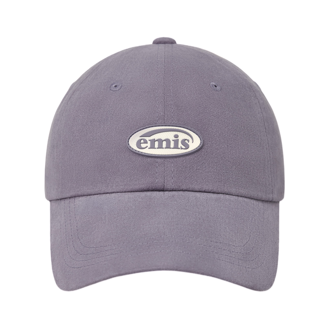 - Emis Mini Rubber Patch Brushed Ball Cap Light Purple