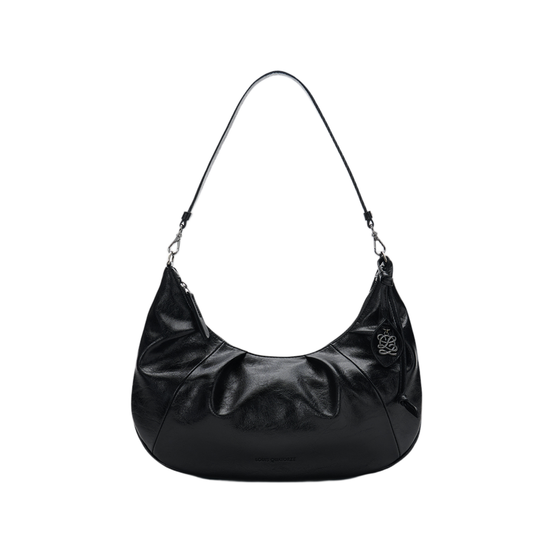 LCHT1FM08FA0BL0400 Louis Quatorze Flea Shoulder Bag Black