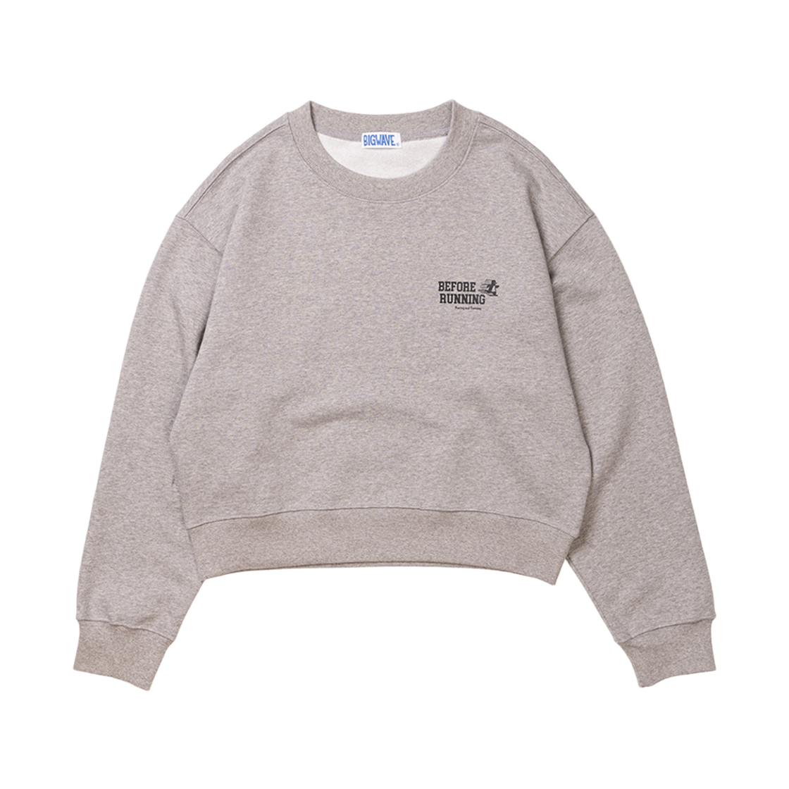 빅웨이브 컬렉티브 스트레칭 펭귄 여성 맨투맨 스포츠 그레이(BIGWAVE COLLECTIVE Stretching Penguin Women’S Fit Sweat Sport Gray) - 2