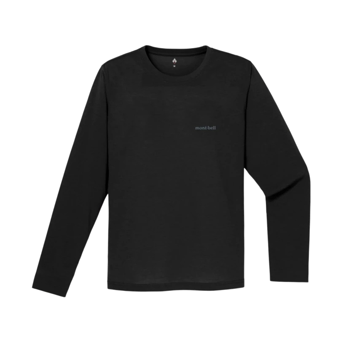 1114689 (W) Montbell Wickron Long Sleeve T-Shirt Black