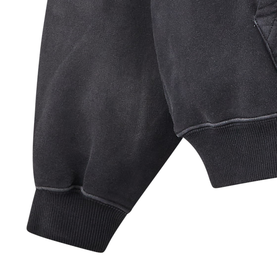 리프레젠트 듀얼리티 후디 워시드 블랙 - 26FW(Represent Duality Hoodie Washed Black - 26FW) - 5
