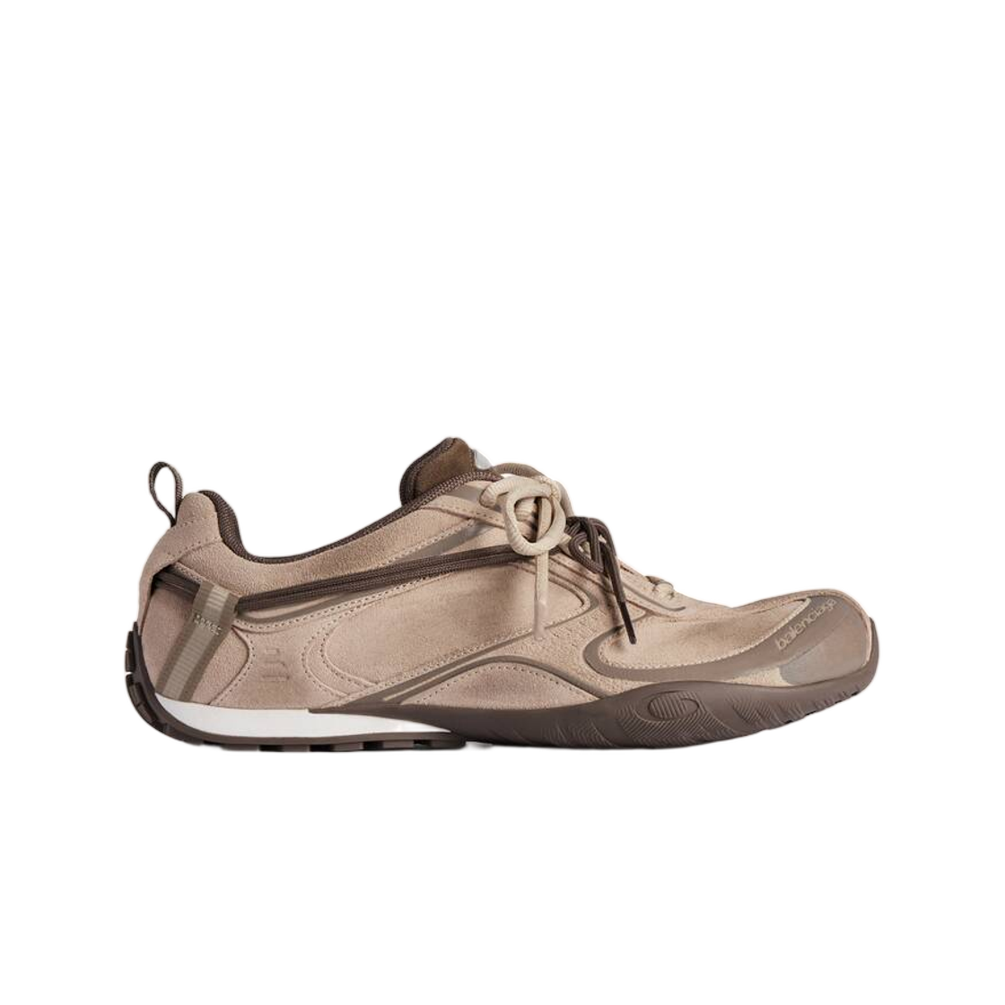 865704WSTSU9020 (W) Balenciaga Radar Velvety Sneaker Beige Brown