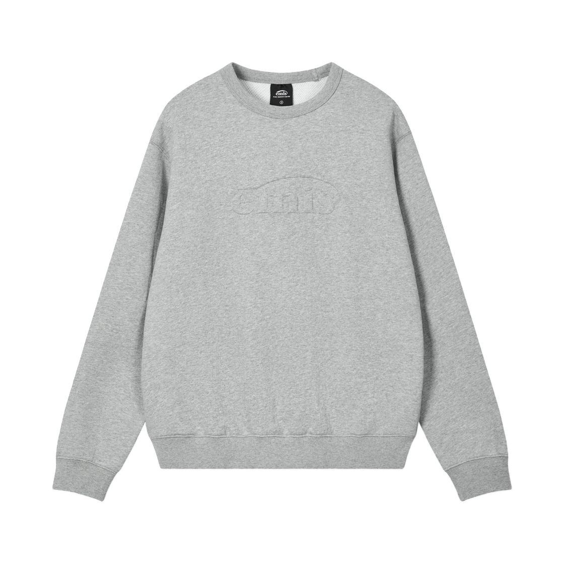 - Emis Embossed Logo Sweatshirt Gray