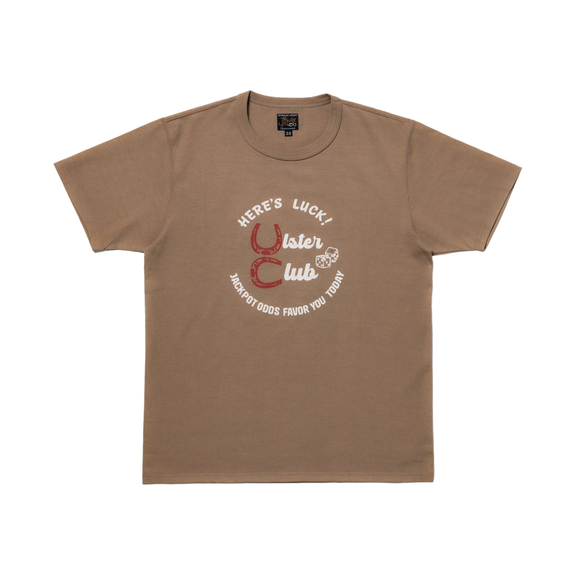MC26024-054 The Real McCoy's Joe Mccoy Ulster Club T-Shirt Chestnut