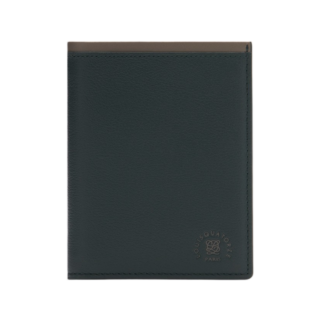 LLSR3FM12MG5DGR171 Louis Quatorze Essential Bifold Wallet Dark Green
