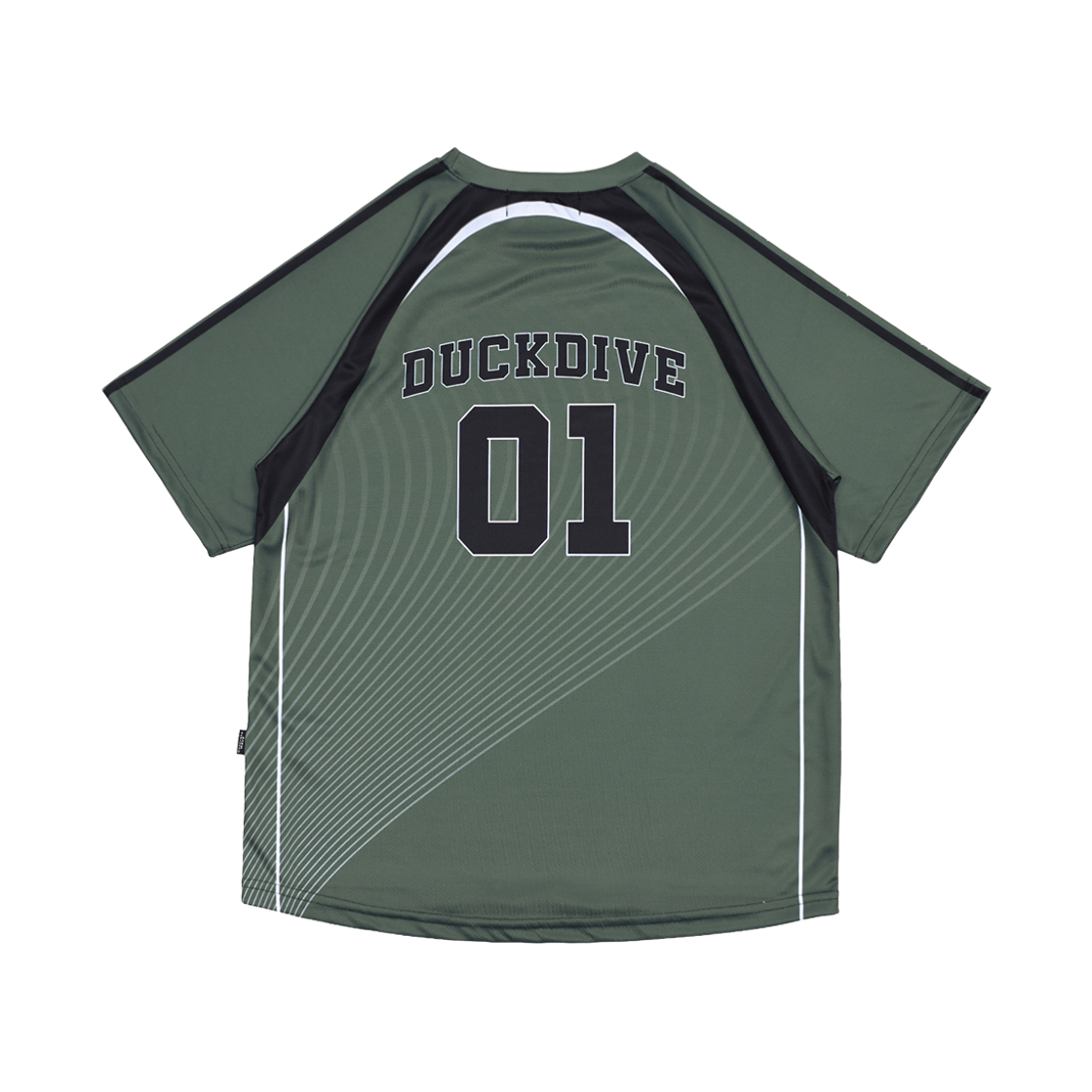 덕다이브 피치스타 져지 숏슬리브 카키(DUCKDIVE Peach Star Short Sleeve Jersey Khaki) - 2