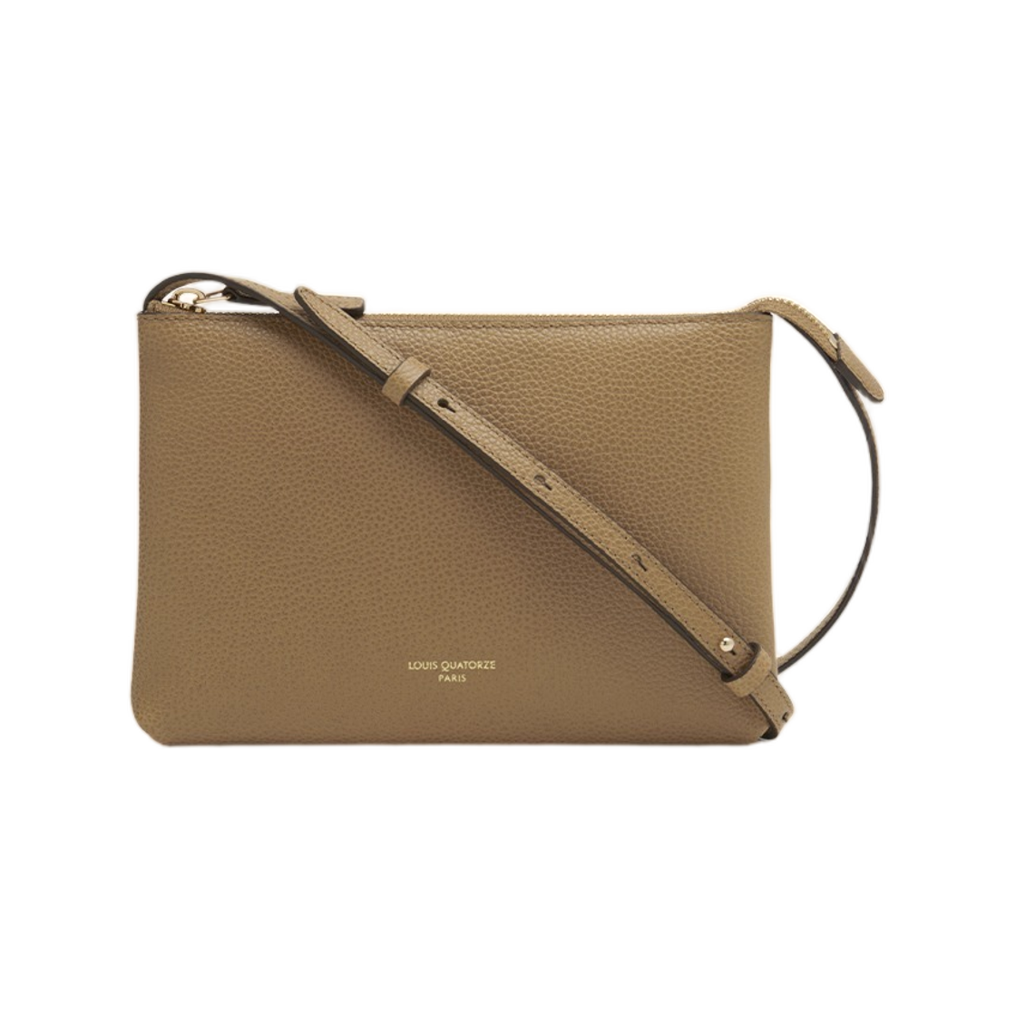 LVHS2SD81FA9BE0170 Louis Quatorze Leather Crossbody Bag Beige