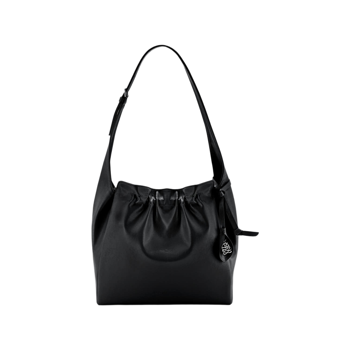 LLH61FM07FA2BL0401 Louis Quatorze Flea Hobo Bag Black