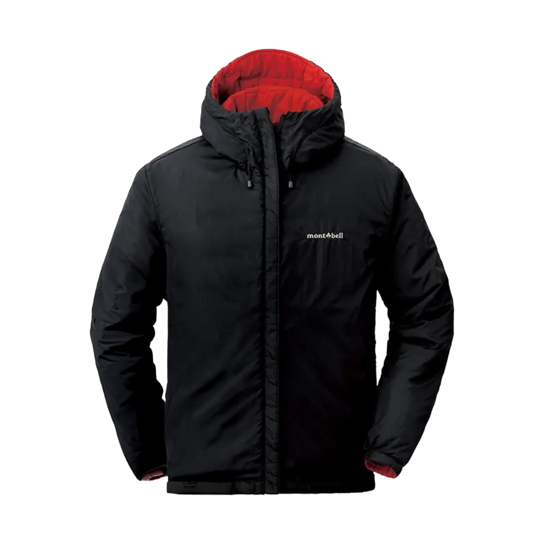 1101566 Montbell Thermaland Parka Red Brick Black