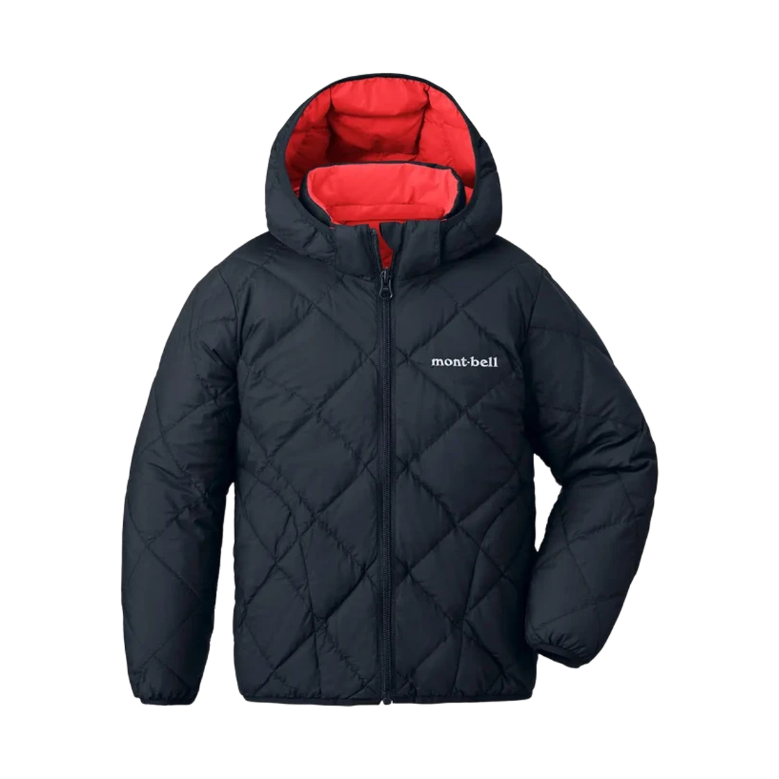 (키즈) 몽벨 리버시블 다운 파카 레드((Kids) Montbell Reversible Down Parka Red) - 2