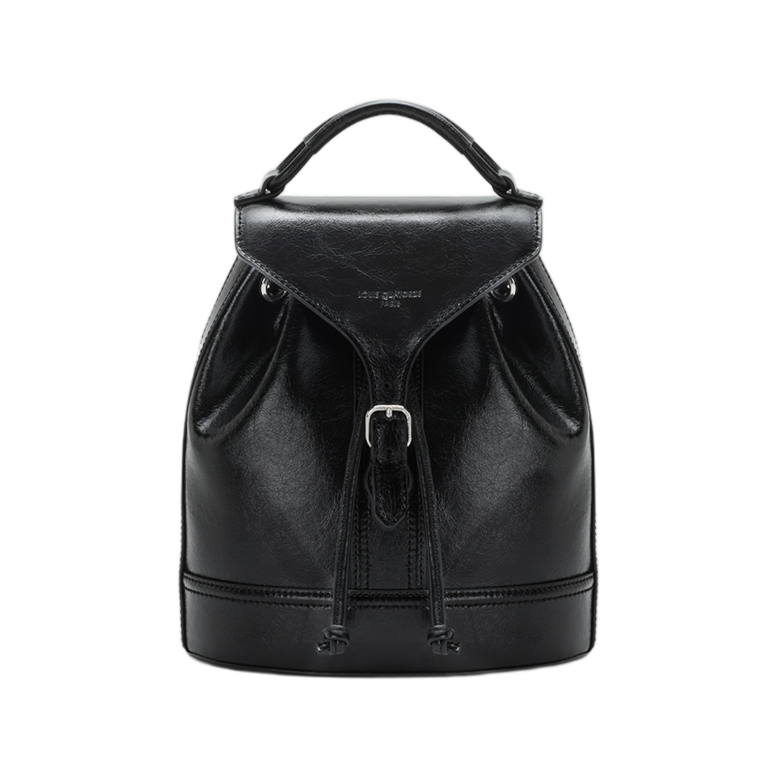 LVHS3SD79FB2BL0181 Louis Quatorze Leather Mini Backpack Black