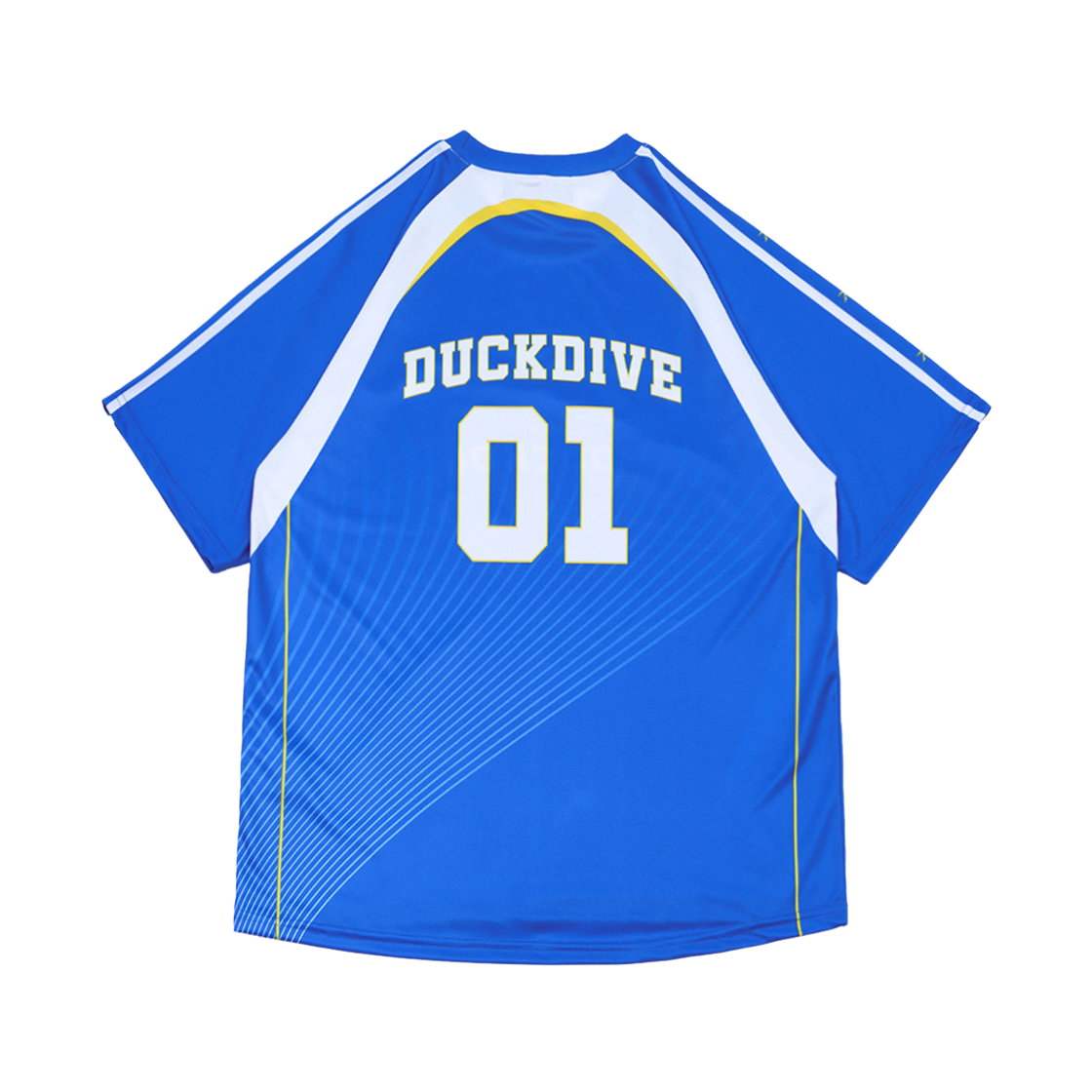 덕다이브 피치스타 져지 숏슬리브 블루(DUCKDIVE Peach Star Short Sleeve Jersey Blue) - 2