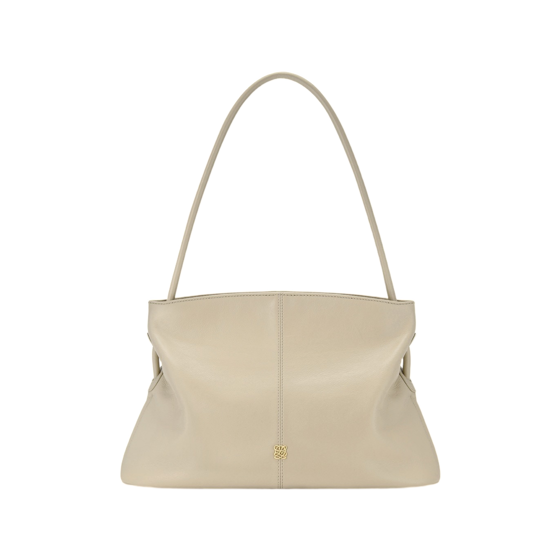 LLH61PB15FA2BE0171 Louis Quatorze Barrate Soft Hobo Bag S Rose Symbol Beige