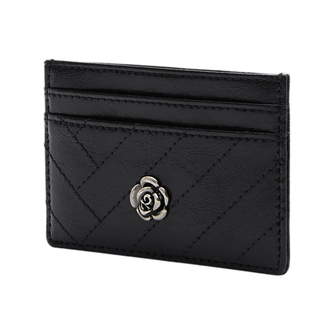루이까또즈 클래식 로즈 카드 홀더 블랙(Louis Quatorze Classic Rose Card Holder Black) - 2